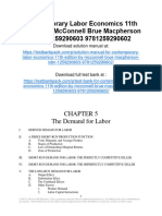 Contemporary Labor Economics 11th Edition McConnell Solutions Manual 1