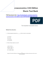 Macroeconomics 11th Edition Slavin Test Bank 1