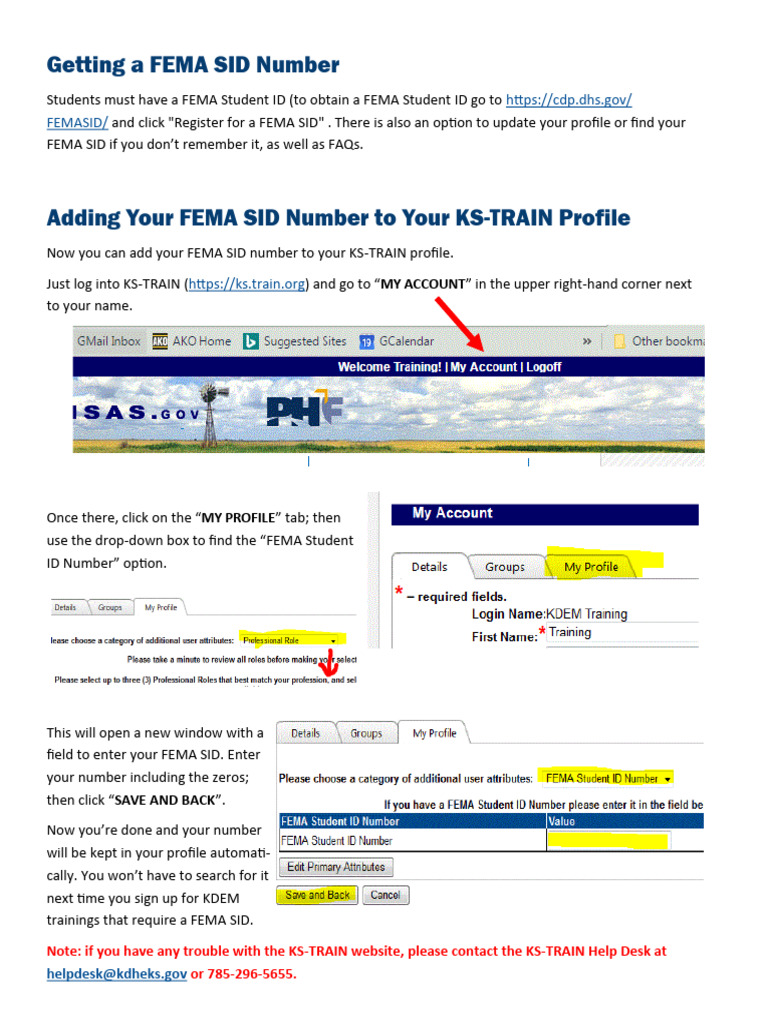 Image Result For Fema Student Identification Sid System Fema Sid