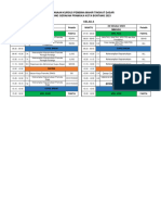 Jadwal Kelas A - 3-1