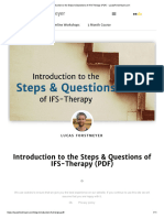 Introduction To The Steps - Questions of IFS-Therapy