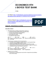 Macroeconomics 9th Edition Boyes Test Bank 1