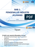 CFP Pengenalan Industri Asuransi