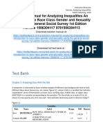 Analyzing Inequalities An Introduction To Race Class Gender and Sexuality Using The General Social Survey 1st Edition Harnois Test Bank 1
