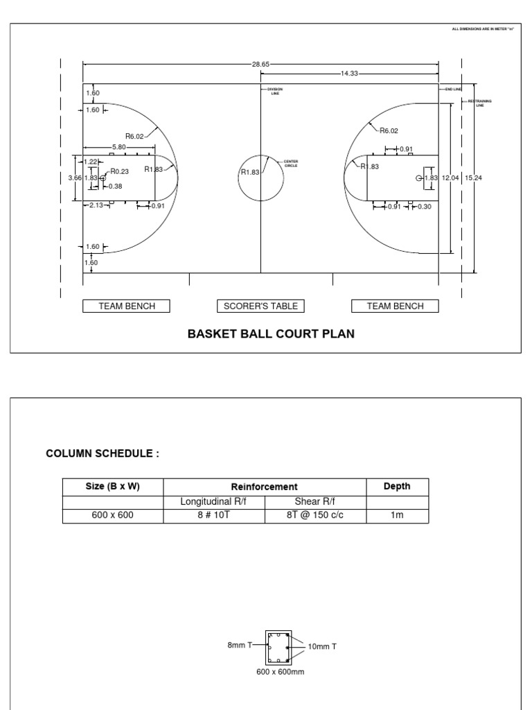 Tender for Basketball Court Construction | PDF | Concrete ...