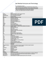 Acronyms Med Record Term