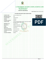 TUITION - FEES - Payment - Receipt - Letter 2
