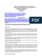 Andersons Business Law and The Legal Environment Standard Volume 23rd Edition Twomey Jennings Greene 1305575113 Solution Manual