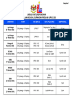 Jadual Waktu Peperiksaan 2