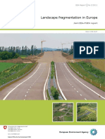 Landscape Fragmentation in Europe