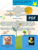 Remed Mathematics Infografis Quadratic Function and Quadratic Equation