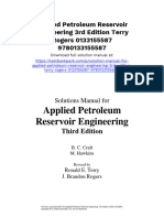 Applied Petroleum Reservoir Engineering 3rd Edition Terry Solutions Manual 1