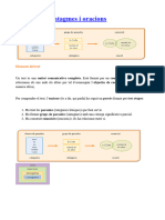 Categories, Sintg I Oració