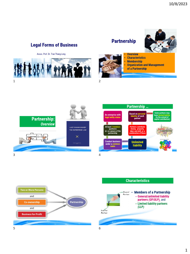 IU Legal Forms of Business Private Enterprise PDF General