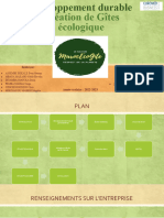 Développement Durable Création de Gîtes Écologique