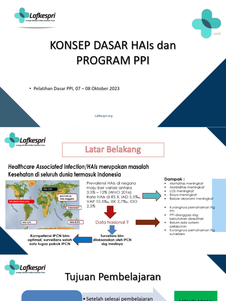 Konsep dan Dampak HAIs di FKTP | PDF | Pengembangan Diri