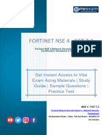 Fortinet NSE 4 FGT 7.2 Certification Q A