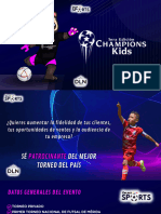 Patrocinio Champions Kids 3ra Edic