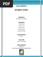 Download Bubble Sort by Zarnigar Altaf SN67888381 doc pdf