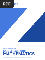 Caie Checkpoint Mathematics Geometry and Measure v1