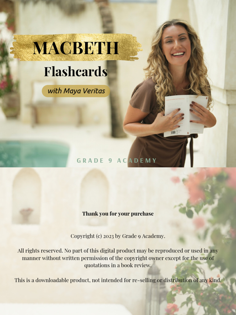 Macbeth Flashcards 0tswg6 PDF