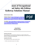 Management of Occupational Health and Safety 6th Edition Kelloway Solutions Manual 1