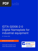 IDTA 02006-2-0 - Submodel - Digital Nameplate