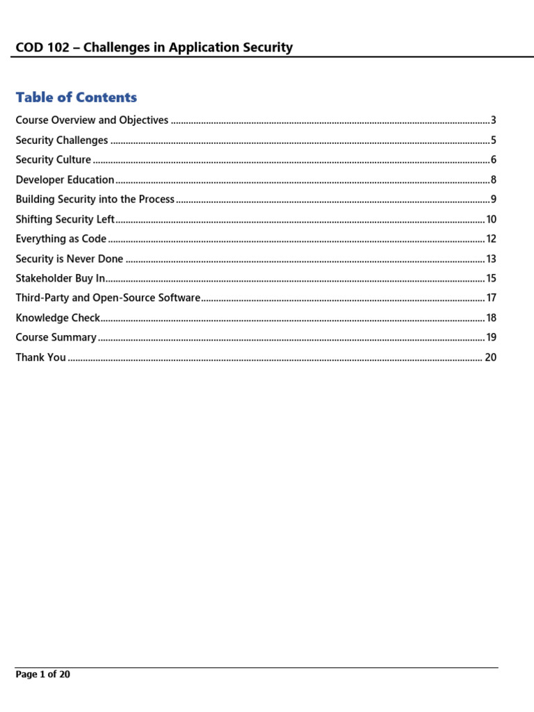 Addressing Application Security Challenges | PDF