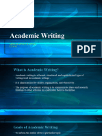 Academic WRiting Lec 1