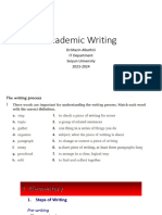 Academic Writing Introduction 01
