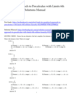 Graphical Approach To Precalculus With Limits 6th Edition Hornsby Test Bank 1