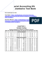Managerial Accounting 6th Edition Jiambalvo Test Bank 1