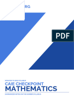Caie Checkpoint Mathematics Number v1