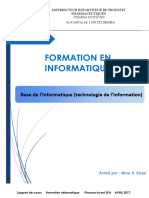 Support de Cours Formation Informatique