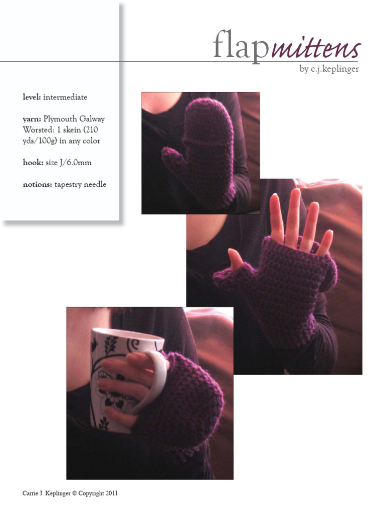 Flapmittens Pattern - Indd | PDF