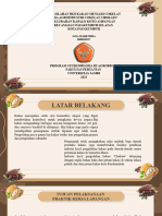 Pengolahan Biji Kakao Menjadi Cokelat Pada Agroindustri Cokelat Chokato Kelurahan Kapalo Koto Ampangan Kecamatan Payakumbuh Selatan