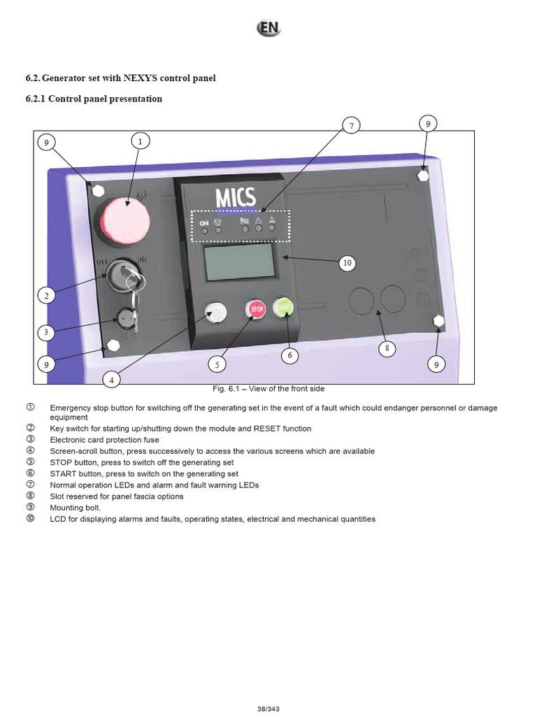 NEXYS Control Panel User Guide | PDF | Technology & Engineering