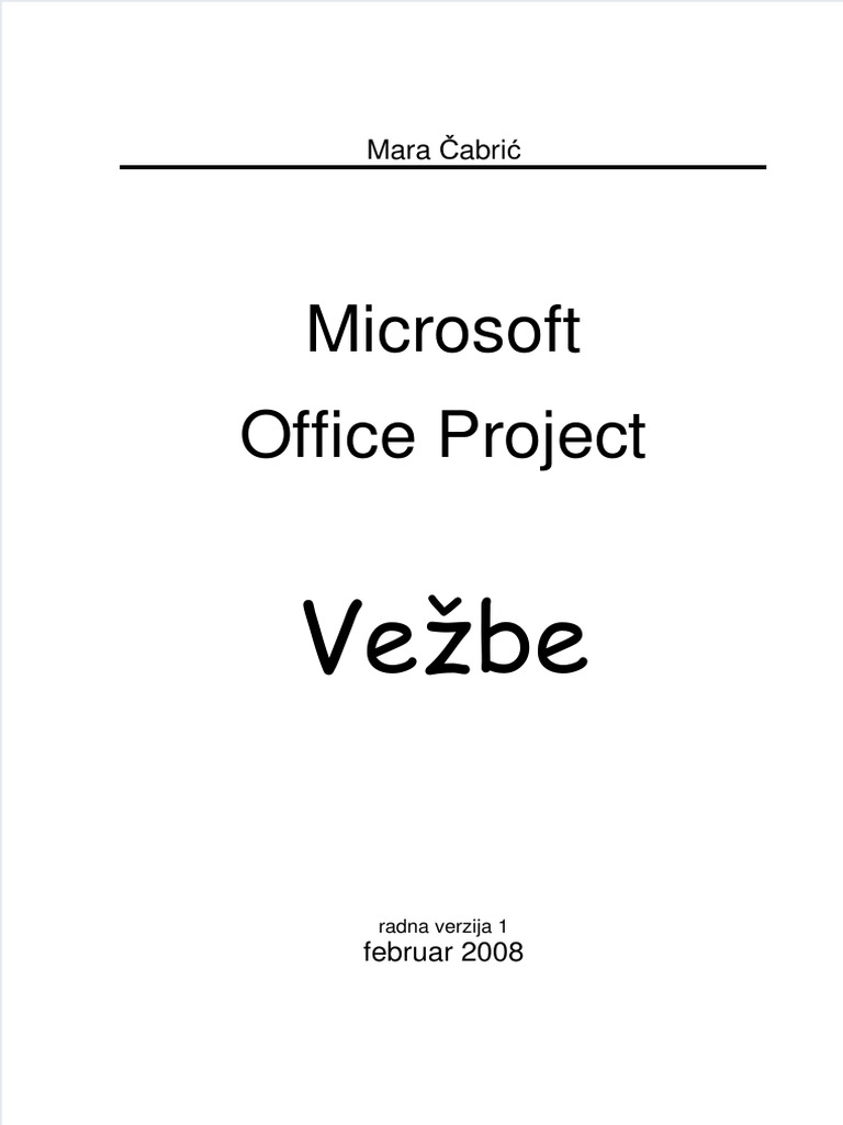 Project microsoft pdf