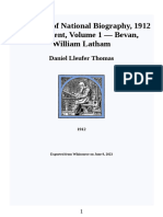 Dictionary of National Biography, 1912 Supplement Bevan, William Latham