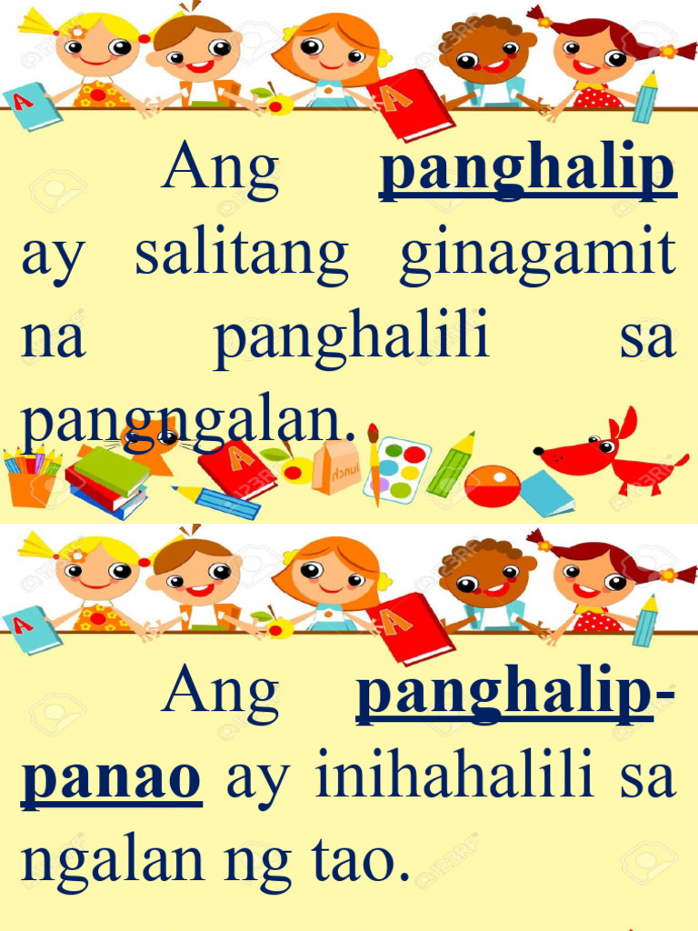 1st Quarter Panghalip Panao | PDF