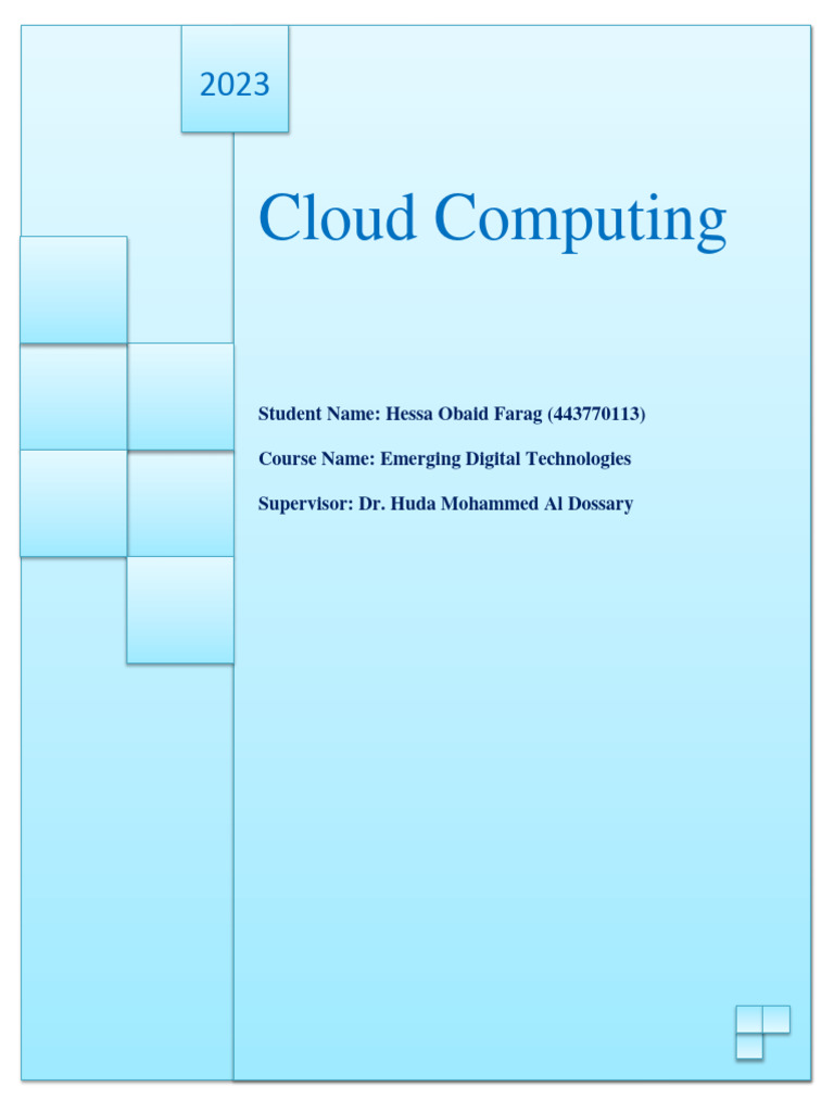 Cloud Computing | Download Free PDF | Cloud Computing | Software As A ...