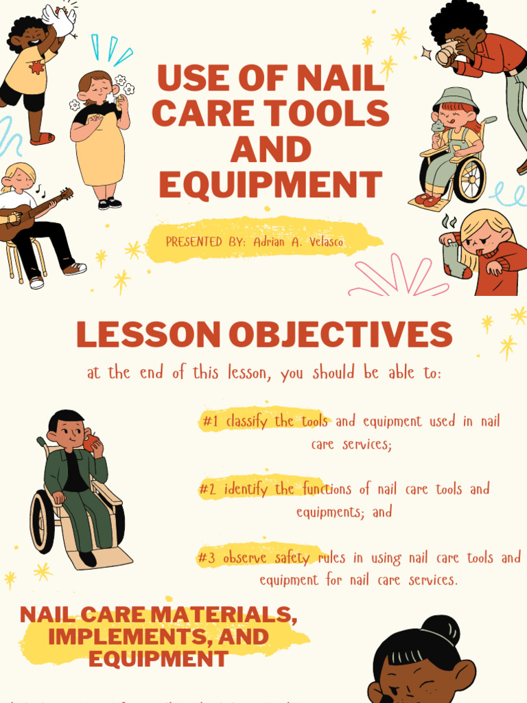 Use of Nail Care Tools and Equipment PDF