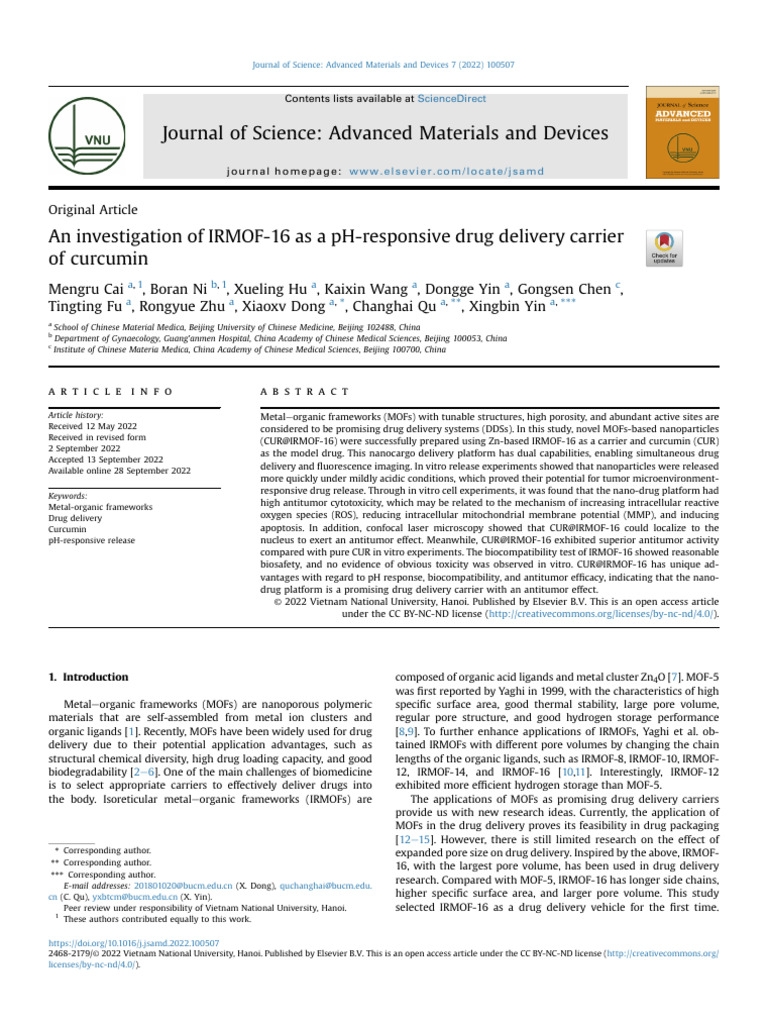 Journal of science advanced materials and devices pdf