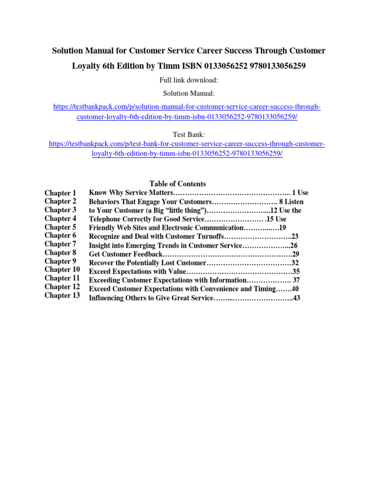 Customer Service Success Manual 6th Ed. | PDF | Bivalvia | Birds