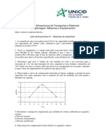 Exercícios 01 Materiais de Superfície