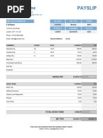 Payslip Template