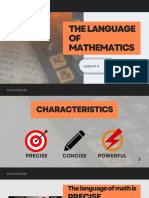 Lesson 4-The Language of Math