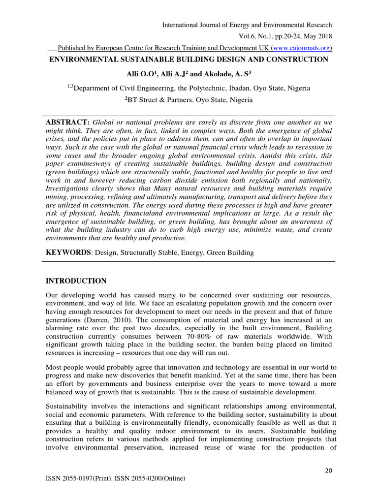 Sustainable Building Design Insights | PDF | Green Building ...