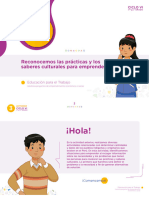 Actividad 3 Reconocemos Las Prácticas y Los Saberes Culturales para Emprender