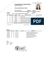 Universidad Nacional de Educacion: Ficha de Matricula 2023-Ii